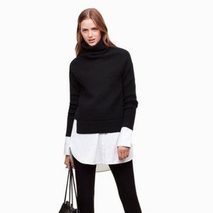 Babaton Mika Cashmere Wool Turtleneck Sweater